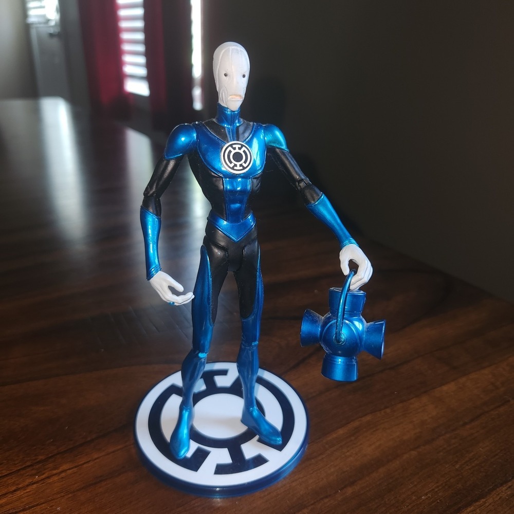 DC Direct Blackest Night Series 1 Blue Lantern SAINT WALKER 7" Figure 2009